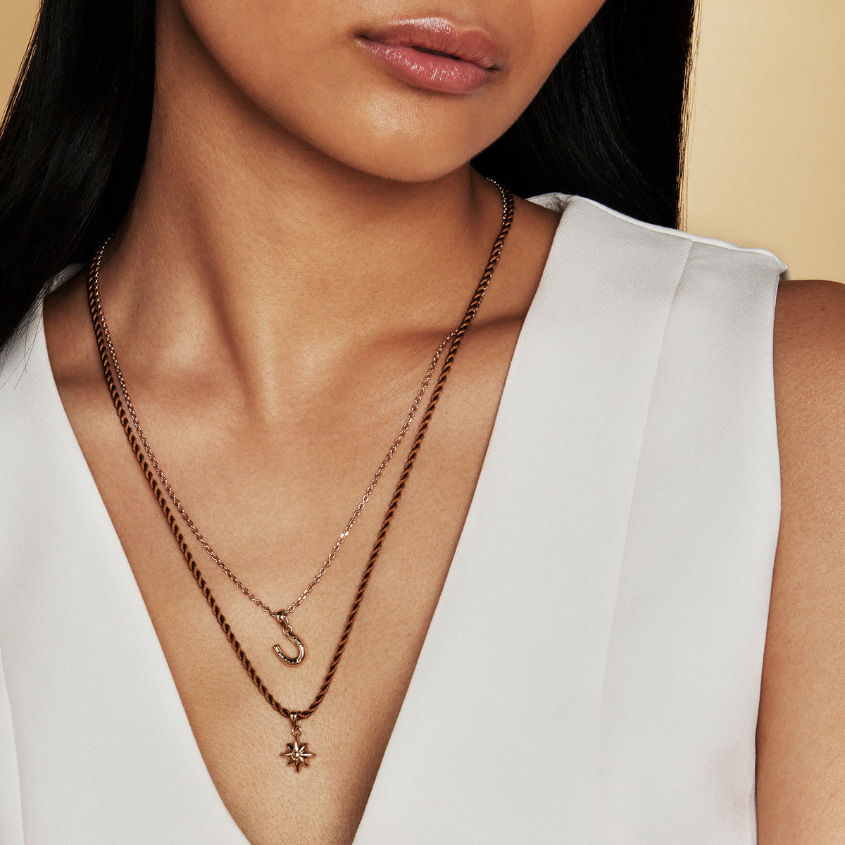 Protector Icon Mini Charm Necklace REY FJ